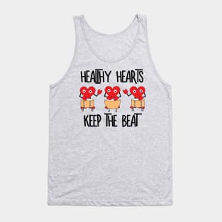 Healthy Hearts Keep the Beat Tank Top